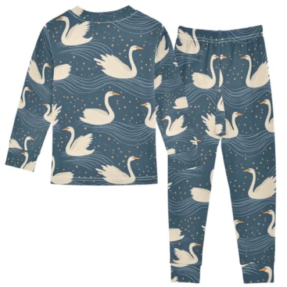 Swan Starry Night Pajama Set